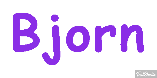 Bjorn Efecto de texto