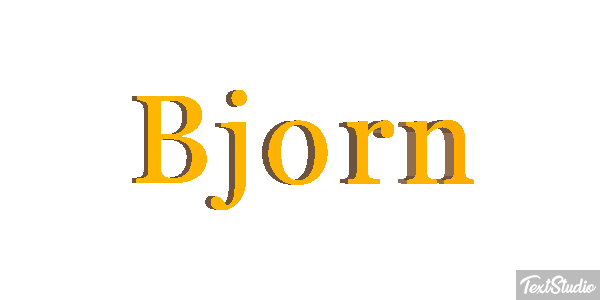 Bjorn Efecto de texto