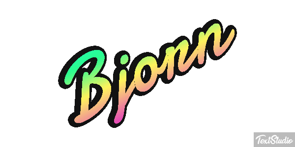 Bjorn Efecto de texto