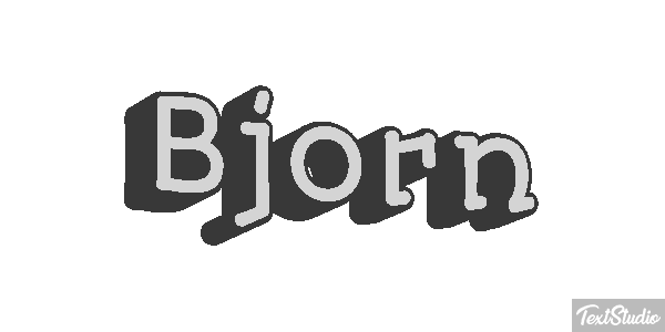 Bjorn Efecto de texto