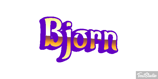 Bjorn Efecto de texto