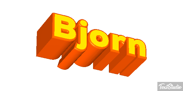 Bjorn Efecto de texto
