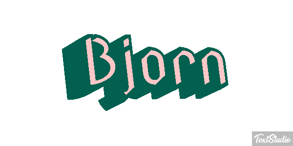 Bjorn Efecto de texto
