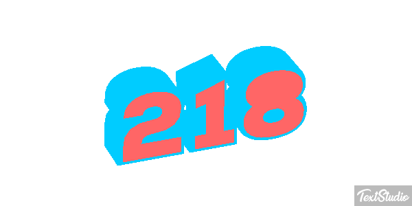218 Tekst effect