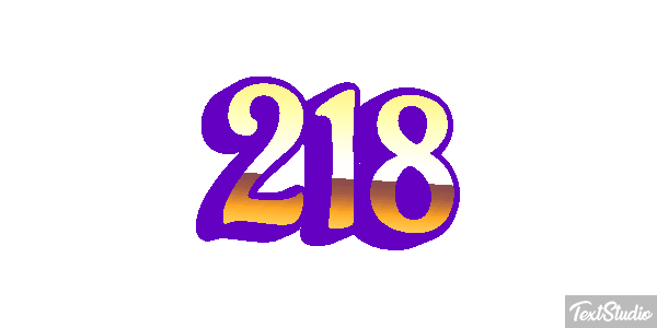 218 Tekst effect