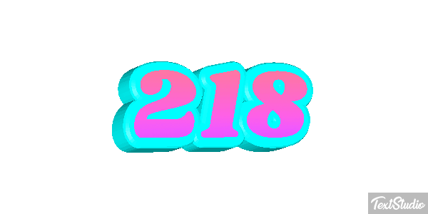 218 Tekst effect