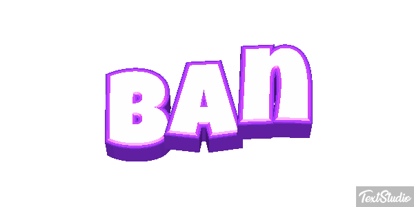 Ban Text effect