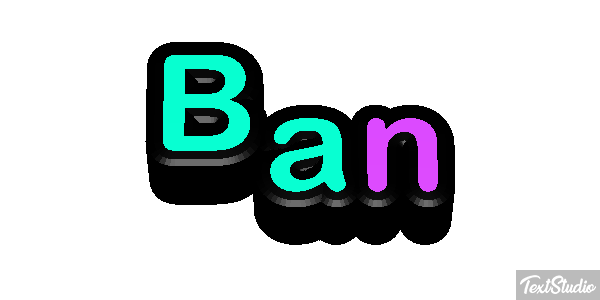 Ban Text effect