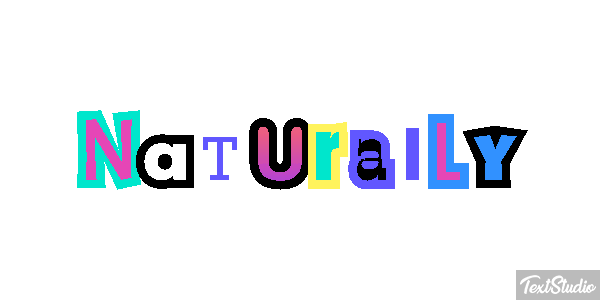 Naturally Text effect