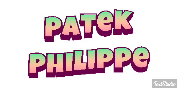 Patek Philippe Tekst effect