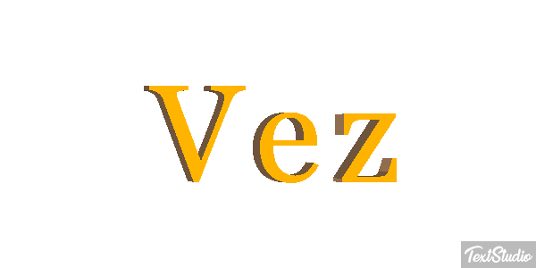 Vez Effetto testo