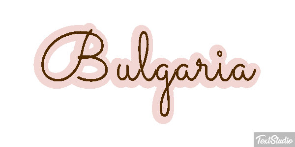 Bulgaria Text effect