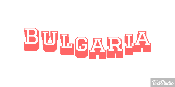 Bulgaria Text effect
