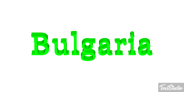 Bulgaria Text effect