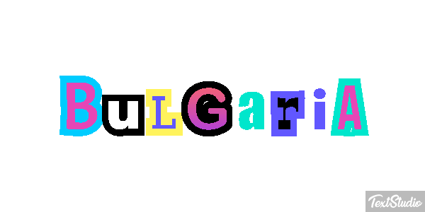 Bulgaria Text effect