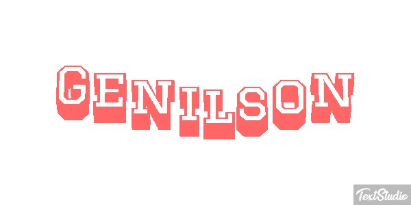 Genilson Texteffekt