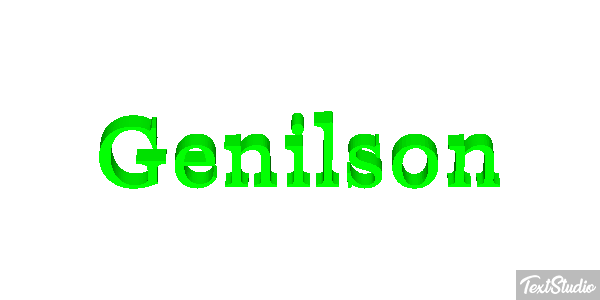 Genilson Texteffekt