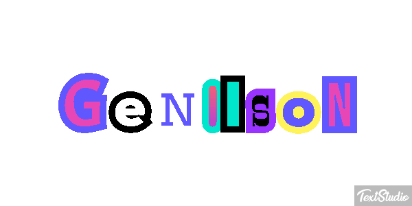 Genilson Texteffekt