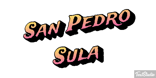 San Pedro Sula Effetto testo