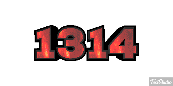 1314 Text effect