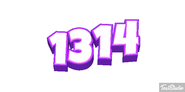 1314 Text effect