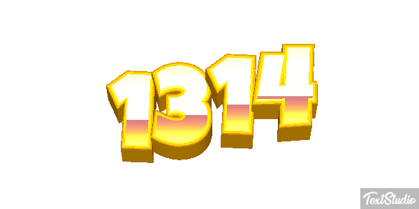 1314 Text effect