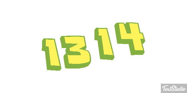 1314 Text effect