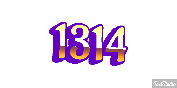 1314 Text effect