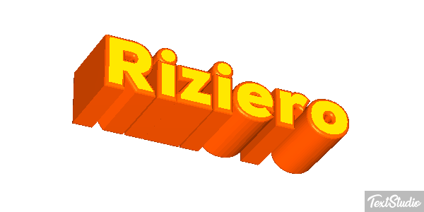 Riziero Текстовый эффект