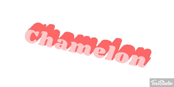 Chamelon Effet de texte