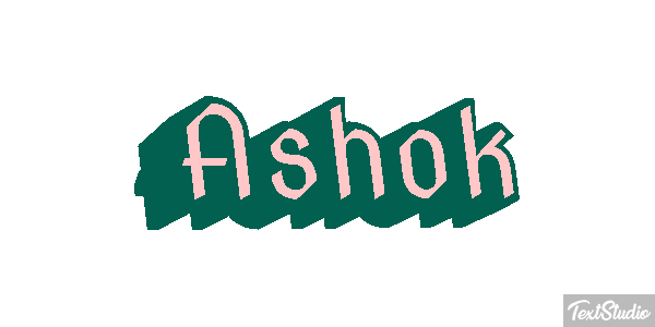 Ashok Effet de texte