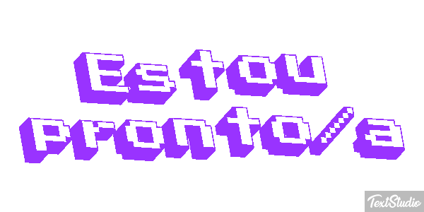 Estou pronto/a Efeito do texto