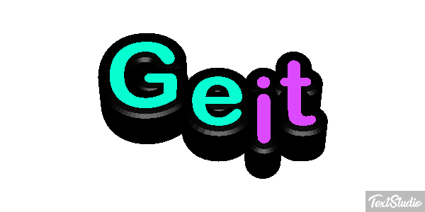 Geit Tekst effect