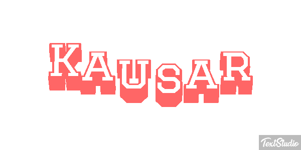 Kausar Effetto testo