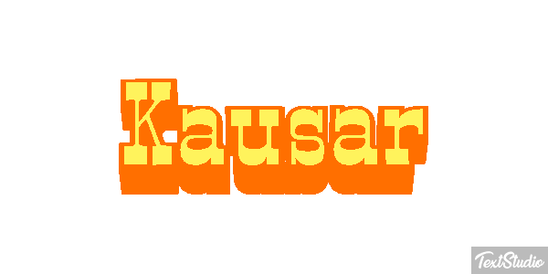 Kausar Effetto testo