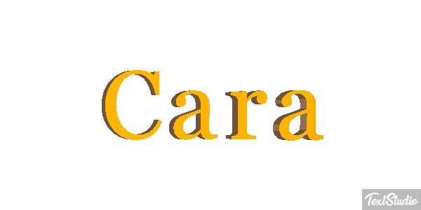 Cara Text effect
