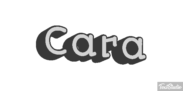 Cara Text effect