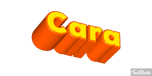 Cara Text effect