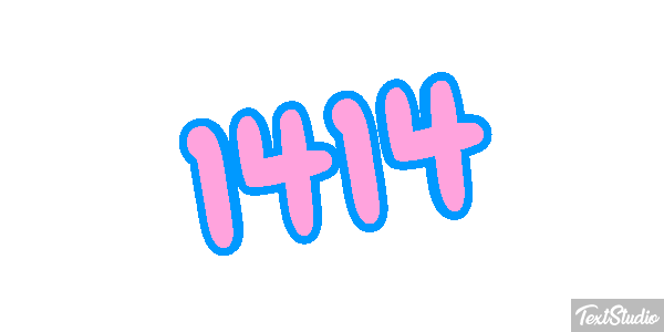 1414 Text effect