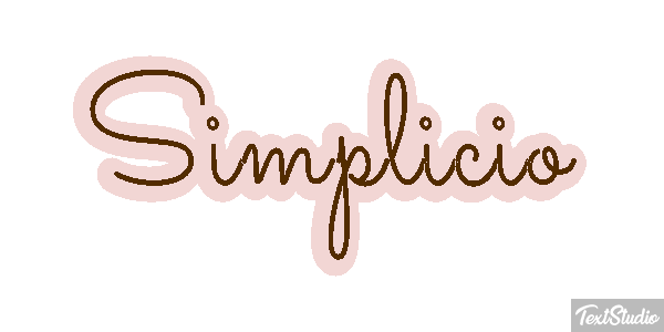 Simplicio Texteffekt