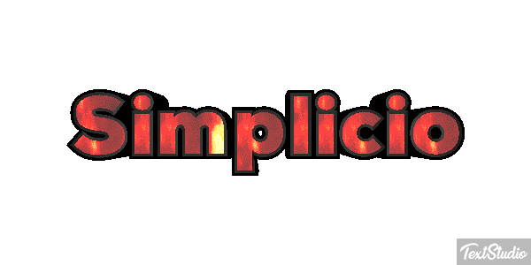 Simplicio Texteffekt