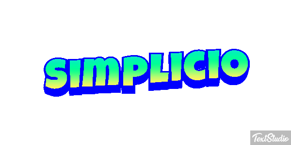 Simplicio Texteffekt