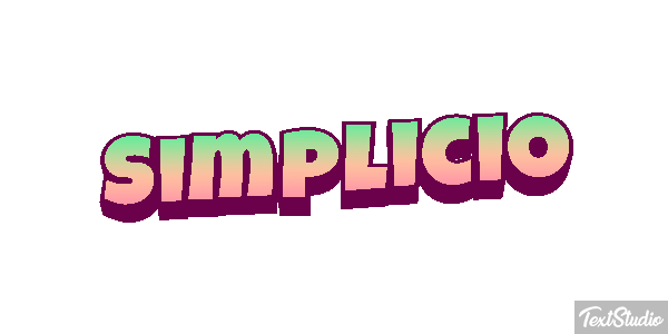 Simplicio Texteffekt