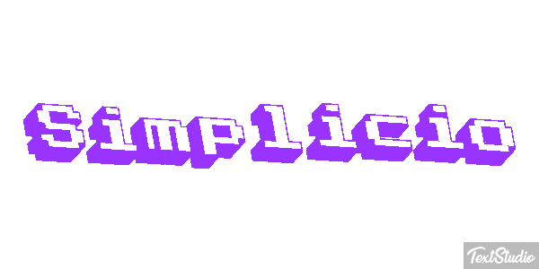 Simplicio Texteffekt
