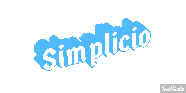 Simplicio Texteffekt