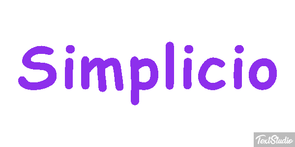 Simplicio Texteffekt