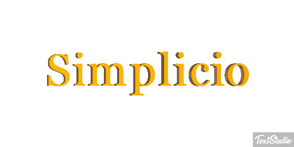 Simplicio Texteffekt