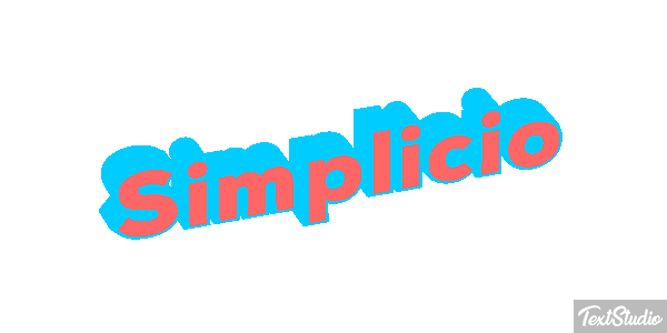 Simplicio Texteffekt