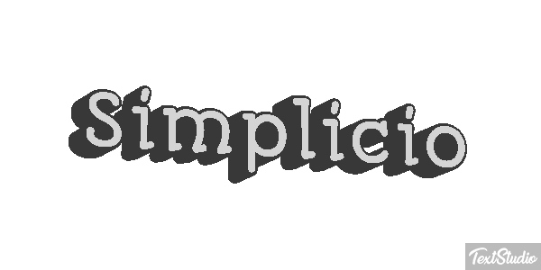 Simplicio Texteffekt