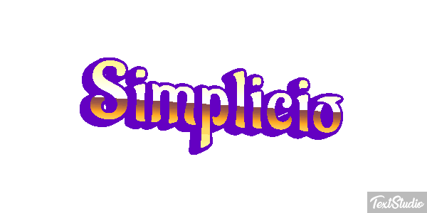 Simplicio Texteffekt